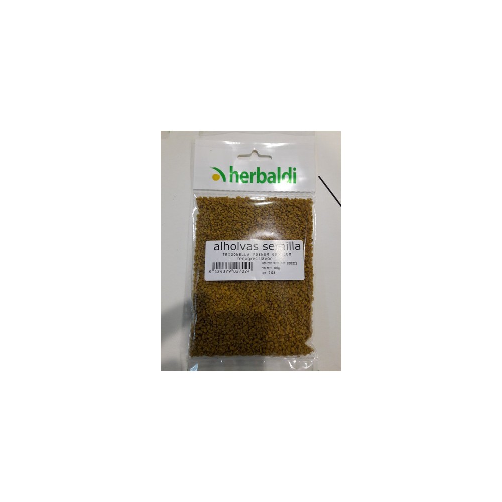 Hierba ALHOLVAS semilla 100gr. de herbaldi Herbaldi HER-02702 Ayuda Glucemia y Diabetes salud.bio