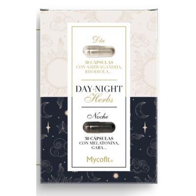 DAY-NIGHT herbes 30+30 cápsulas de Mycofit Mycofit S.L. MYC-95370 insomnio y descanso salud.bio