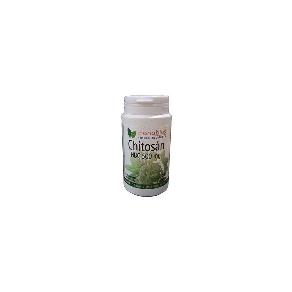 Chitosan 500mg de manabios Manabios 111516 Quemagrasas y similares salud.bio