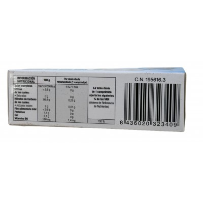 Melatonina 1.95mg + Vitamina B-6 (60 Comprimidos Masticables) de Natysal Natysal 13340 insomnio y descanso salud.bio