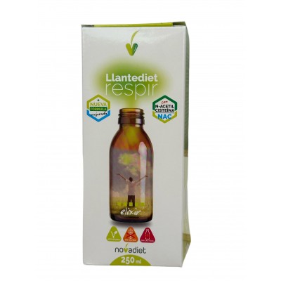 LLANTEDIET RESPIR NAC 250ml de Novadiet Novadiet NOV-04018 Sistema respiratório salud.bio