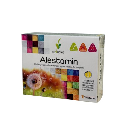 Alestamin ALERGIAS (Sustituto de Alequer) con quercetina 30 Cápsulas de Novadiet Novadiet NOV-52093 Sistema inmunitario salud...