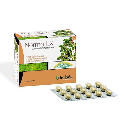 Normo LX 75 comprimidos de derbós Derbós DER-15099 Laxantes salud.bio