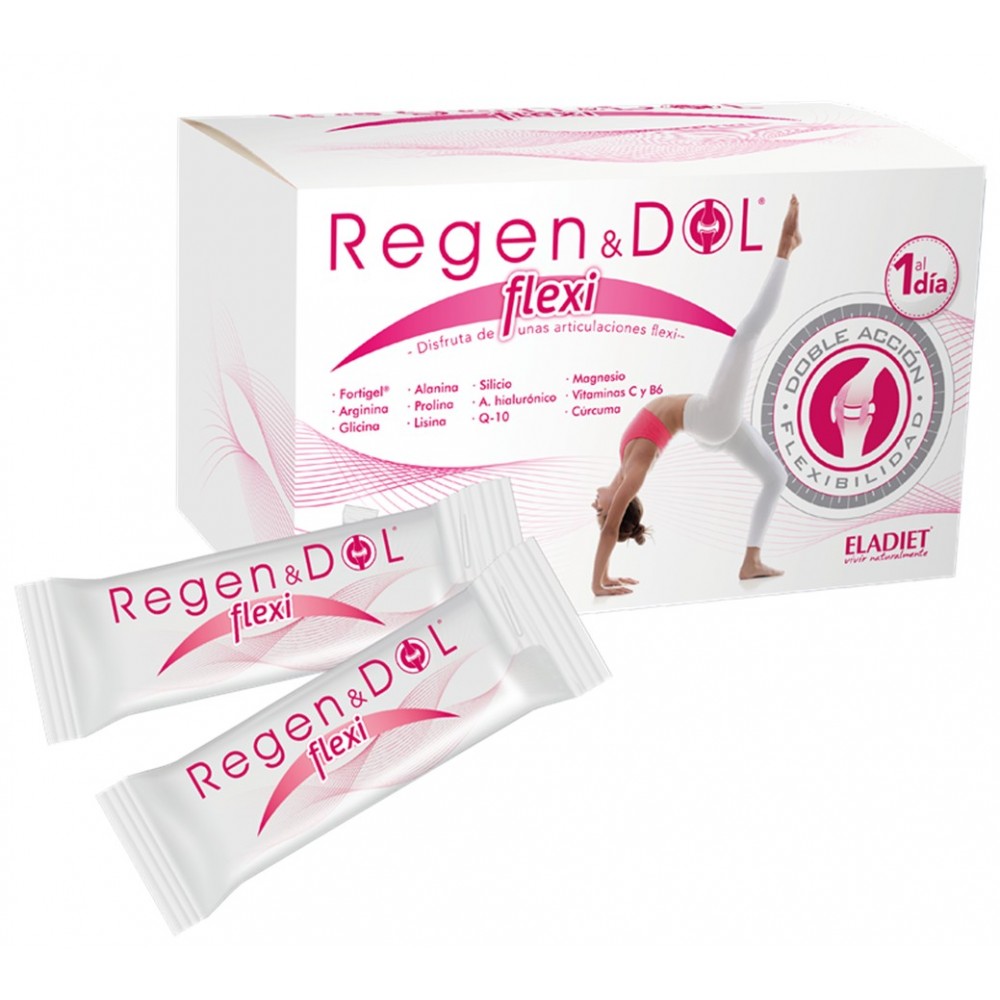 Regen & Dol (REGENDOL) Flexi de Eladiet ELADIET Elaborados Dieteticos, s.a. PA.FE.REG.FLE Articulaciones, Huesos, Tendones y ...