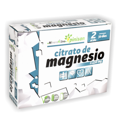 CITRATO de MAGNESIO 60 comprimidos de Pinisan Pinisan PIN-00849 Suplementos Minerales  salud.bio